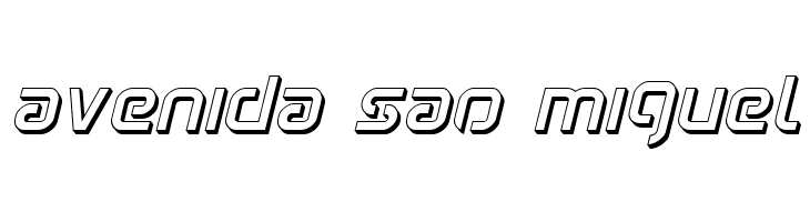 Youngerblood 3D Italic  Free Fonts Download