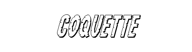 Yummy Mummy 3D Italic  Free Fonts Download