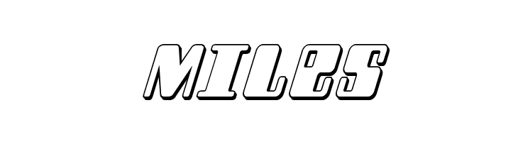 Zyborgs 3D Italic  Free Fonts Download