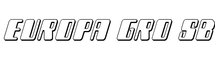 Zyborgs 3D Italic  Free Fonts Download