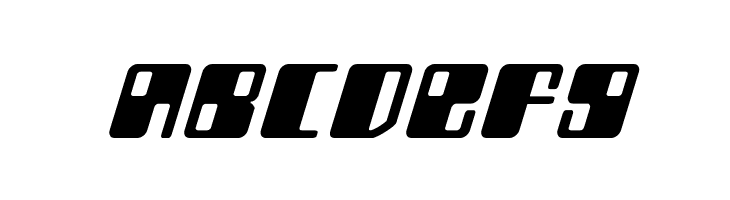 Zyborgs Expanded Italic  Free Fonts Download