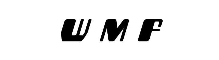 Zyborgs Expanded Italic  Free Fonts Download