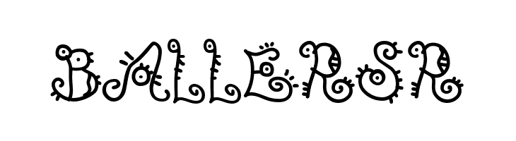 B Surfers Plane  Free Fonts Download