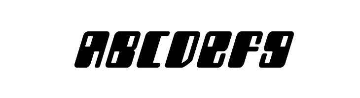 Zyborgs Bold Italic  Free Fonts Download