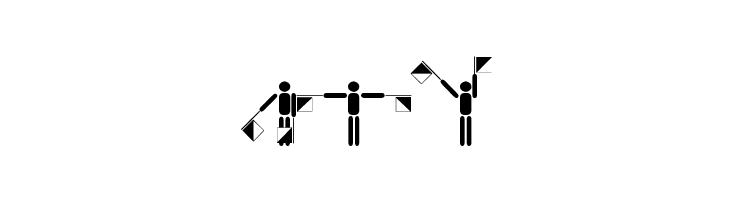 Semaphore Pramuka  Free Fonts Download