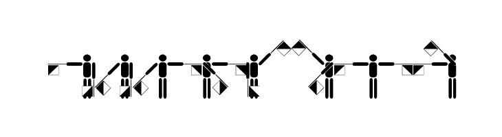 Semaphore Pramuka  Free Fonts Download