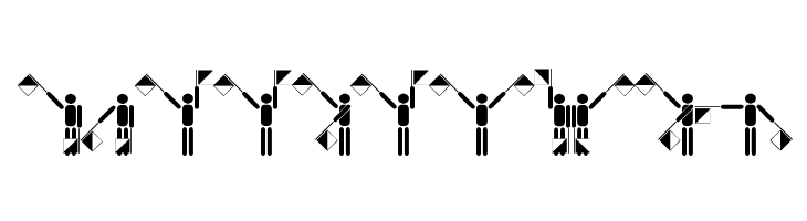 Semaphore Pramuka  Free Fonts Download