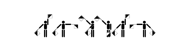 Semaphore Pramuka  Free Fonts Download