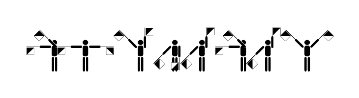 Semaphore Pramuka  Free Fonts Download