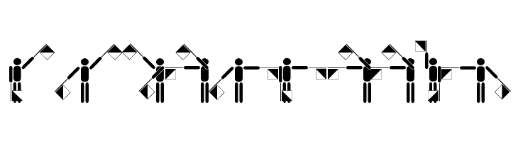 Semaphore Pramuka  Free Fonts Download