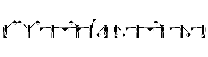 Semaphore Pramuka  Free Fonts Download