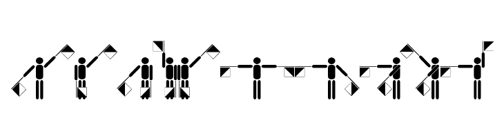 Semaphore Pramuka  Free Fonts Download