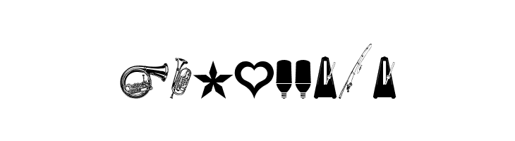 Cornucopia of Dingbats Eight  Free Fonts Download