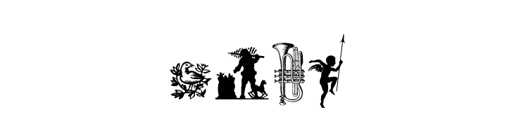 Cornucopia of Dingbates Five  Free Fonts Download
