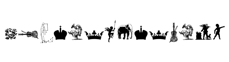 Cornucopia of Dingbates Five  Free Fonts Download