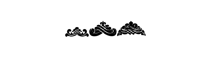 Unpublished Ornaments  Free Fonts Download