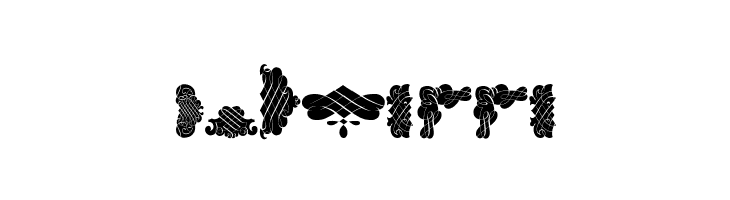 Unpublished Ornaments  Free Fonts Download