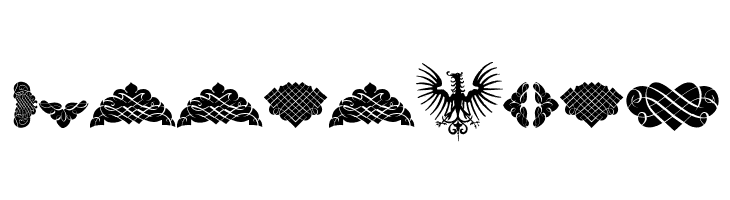 Unpublished Ornaments  Free Fonts Download