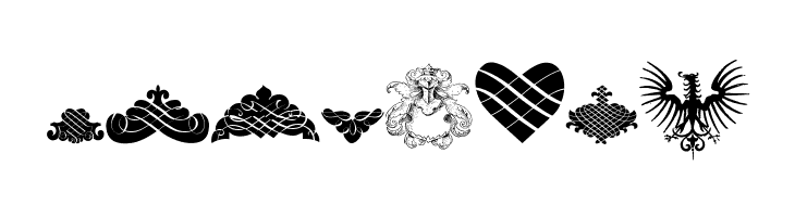 Unpublished Ornaments  Free Fonts Download