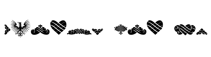 Unpublished Ornaments  Free Fonts Download