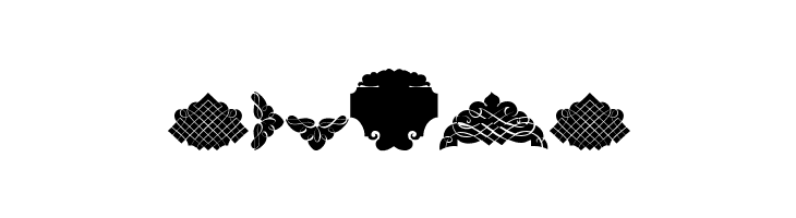 Unpublished Ornaments  Free Fonts Download