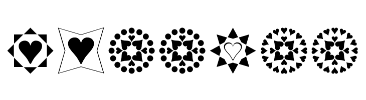 Heart Things  Free Fonts Download