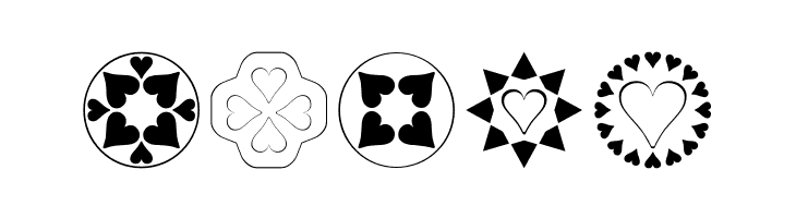 Heart Things  Free Fonts Download