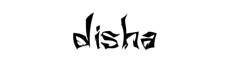 disha ISL_Villain Font