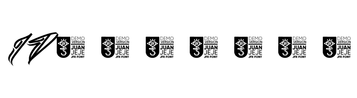 JFK Wall Hunter Demo Juan Jeje JFK Font  Free Fonts Download