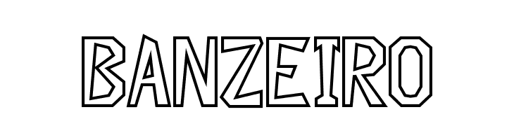 Descuadrado Hollow  Free Fonts Download