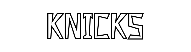 Descuadrado Hollow  Free Fonts Download