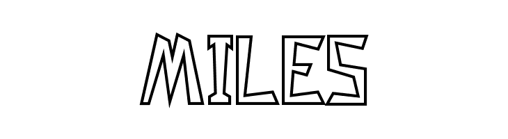 Descuadrado Hollow  Free Fonts Download