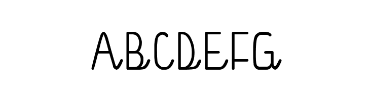 Písankové psací Jakub Sloup opt  Free Fonts Download