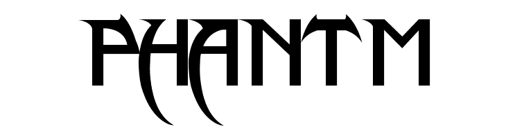 PHANTM Phantom Lord Font