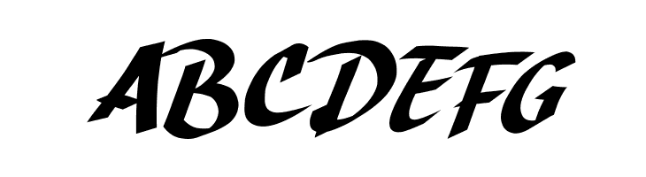 Hand Strike  Free Fonts Download