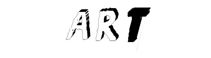 YES_3Ditalic Book  Free Fonts Download