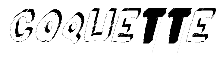 YES_3Ditalic Book  Free Fonts Download