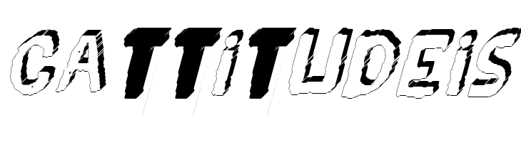 YES_3Ditalic Book  Free Fonts Download