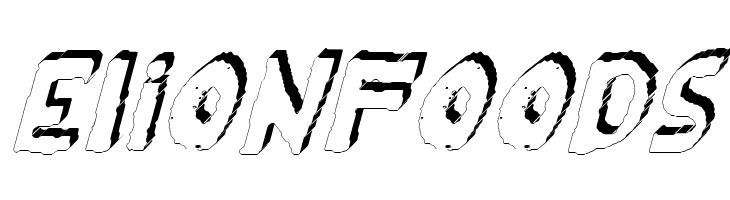 YES_3Ditalic Book  Free Fonts Download