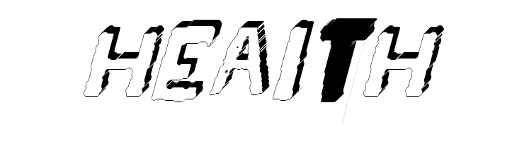 YES_3Ditalic Book  Free Fonts Download