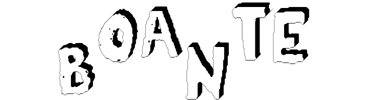 YES_3Dshaken Book  Free Fonts Download