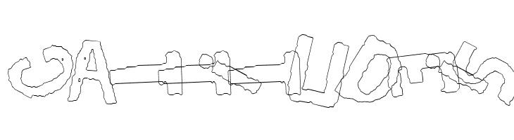 YES_outlinerotated Book  Free Fonts Download