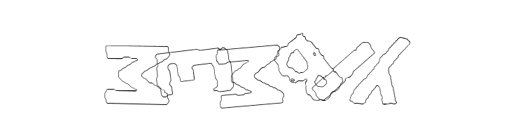 YES_outlinerotated Book  Free Fonts Download