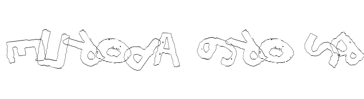 YES_outlinerotated Book  Free Fonts Download