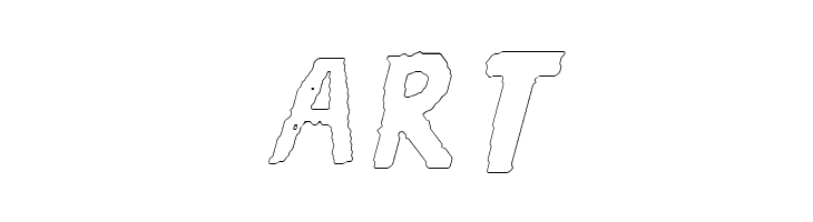 YES_outlineitalic Book  Free Fonts Download