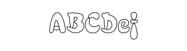 Electrik Hollow  Free Fonts Download