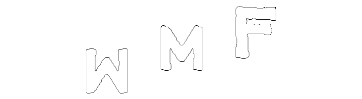 YES_outlineshaken Book  Free Fonts Download