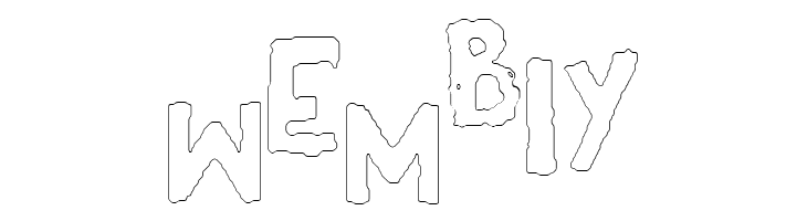 YES_outlineshaken Book  Free Fonts Download