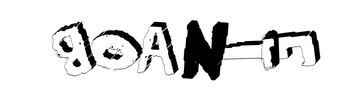 YES_3Drotated Book  Free Fonts Download