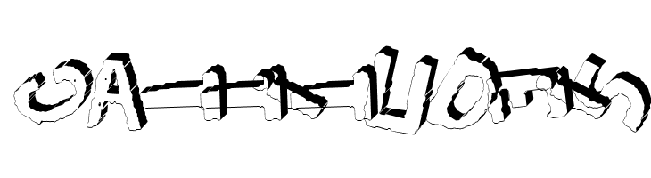 YES_3Drotated Book  Free Fonts Download